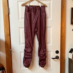Faux Leather Pants (Long)